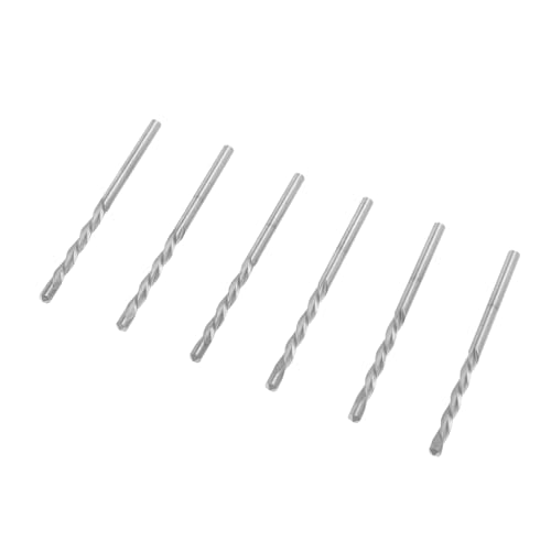 50PCS 1/8 Zoll Holzbohrer, Spiralbohrer-Set Fräsbohrer mit 1/8 Zoll Schaft, 2,35 Zoll Länge, zum Schneiden von Holz und Kunststoff (SILVER) von Ausla