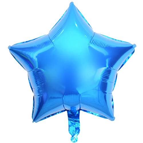 Aluminiumfolienballons in Verschiedenen Farben, Party, Hochzeit, Geburtstag, Dekoration mit Schönen und Einzigartigen Visuellen Effekten (BLUE) von Ausla