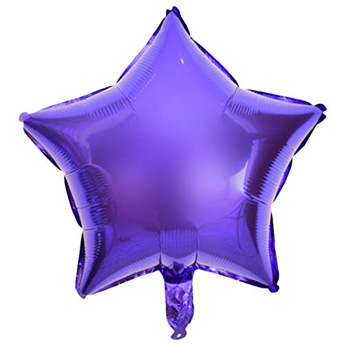 Aluminiumfolienballons in Verschiedenen Farben, Party, Hochzeit, Geburtstag, Dekoration mit Schönen und Einzigartigen Visuellen Effekten (PURPLE) von Ausla