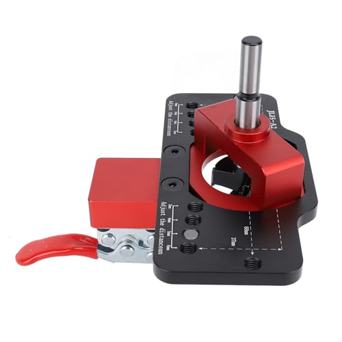 Scharnier Bohrschablone, 35mm Concealed Cabinet Hinge Fixture Hole Drilling Locator Tool Set, Aluminium Alloy Metall Topfscharnier von Ausla