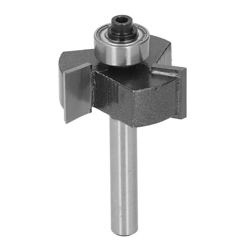 T-Shaped Router Bit, 1/4 Inch Shank 3 Teeth Ball Bearing Slot Cutter Bit for Slotting Wood Plywood, Suitable for T-Shaped von Ausla