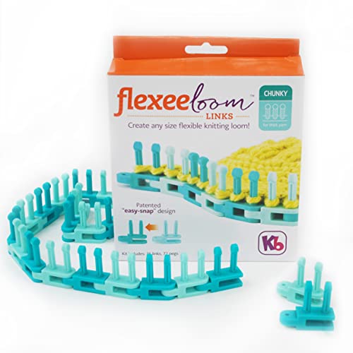 Authentic Knitting Board Flexee Loom Links, für grobes Garn, 36 Stück von Authentic Knitting Board