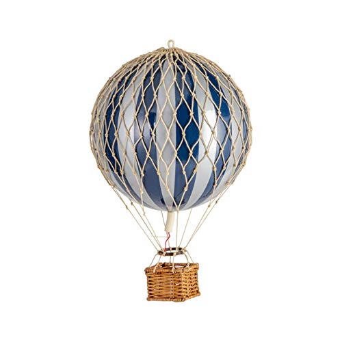 Authentic Models - Ballon, Dekoballon - Travel Light - Silver Navy/silber blau - (DxH) 30x18cm von Authentic Models