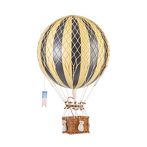 Authentic Models Miniatur Freiluft Ballon schwarz-weiß, 32 cm von Authentic Models