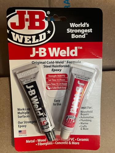 J-B Weld 8265s Original Steel Reinforced Epoxidharz Twin Pack – 2 oz von Auto Car Parts Online