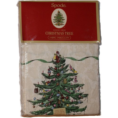 Spode – Tischdecke, Küchenzubehör, Urlaubsdekoration (Spode Weihnachtsbaum-Kollektion, 152,4 x 304,8 cm) von Spode