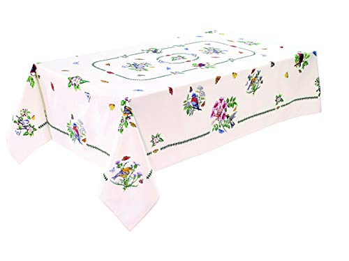 Avanti Linens Tischdecke, botanisch inspirierte Heimdekoration (Portmeirion – Botanic Garden Harmony, 152,4 x 213,4 cm) von Avanti Linens