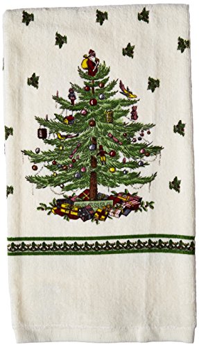 Avanti Linens Weihnachtsbaum Küche Spode Christmas Tree Collection Elfenbeinfarbene Tischwäsche, Polyester, Elfenbein, 60X104 von Avanti Linens