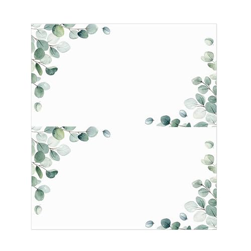 Avejjbaey 100 Stück Wildblumen Sitzkarten Stilvolle Papier Namenskarten Elegante Hochzeit Konfirmation Tischkarten von Avejjbaey