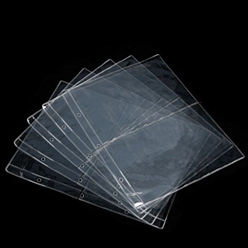 Binder Sleeve Transparent Fotoalbum Binder Nachfüllungen Innenhülle Aufbewahrung Banknoten Geldscheinhalter PVC Sammlung Währungshalter Album von Avejjbaey