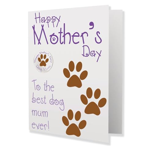 Humorvolle Muttertagskarte für Hunde, Muttertagskarte für Sie, Dame, die die Hunde lieben, Muttertagsgeschenk für Hundebesitzer von Avejjbaey