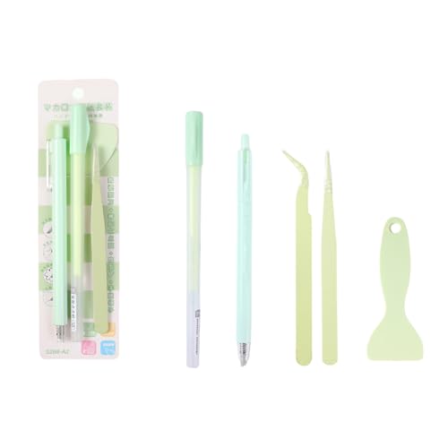 Professionelles Bastelwerkzeug mit Klebstoff-Applikator, Keramikspitzenschneider, Spatel und Pinzette, Scrapbooking, Bastelwerkzeug, feine Details, Bastelzubehör, 4 Stück Professionelles Bastelwerkzeug mit Klebstoff-Applikator, Keramikspitzenschneider, Spatel und Pinzette, Scrapbooking, Bastelwerkzeug, feine Details, Bastelzubehör, 4 Stück von Avejjbaey
