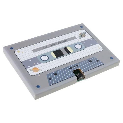 Sprachaufzeichnung Cassettes Tape Geschenk 30/60/300 Sekunden Meldung Recorder Anpassbare Tongrußkarte Für Paare von Avejjbaey