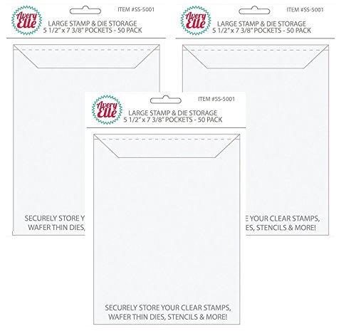 Avery Elle Stamp & Die große Aufbewahrungstaschen # SS-5001 (3 Stück) von Avery Elle