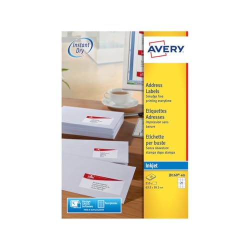 Avery Adressetiketten für Tintenstrahldrucker von Avery