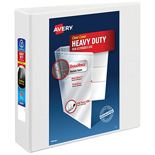 Avery Heavy Duty View Ringbücher mit One Touch Ring mit Merchandising (79832) von Avery