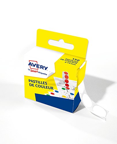 Avery Spenderbox de 150 Pastilles – Ø15 mm weiß von Avery