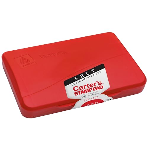 Felt Stamp Pad, 4 1/4 x 2 3/4, Red von Avery