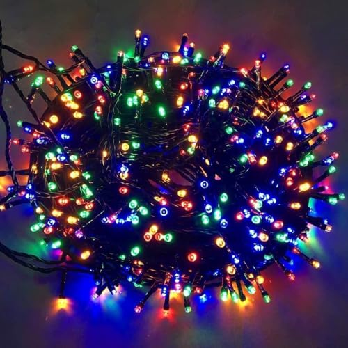 Avoalre Lichterkette Batterien 40M 300LEDs Weihnachtsbeleuchtung Außen, 8 Modi Lichterkette Batterie außen mit Timer, IP44 Wasserdicht Lichterkette für weihnachtsbaum Hochzeit, Party, Garten von Avoalre