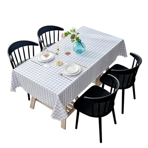 Axrrl Outdoor Tischdecken, PVC Tischdecke, Heavy Duty Tischabdeckung Für Rechteck Tabellen, Für Küche Esstisch, Für Innen/Außen Verwendung,Style 1,120 * 120cm von Axrrl