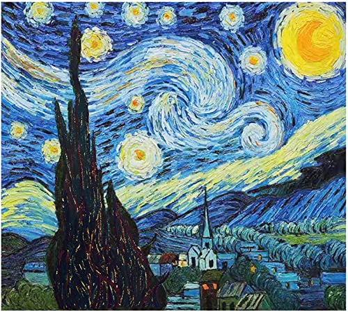 Van Gogh Diamond Painting, 5D Sternenhimmel Diamant Malerei Set Bilder Diamant Malerei Set, DIY Diamant Malerei für Home Wall Décor von Ayiwue