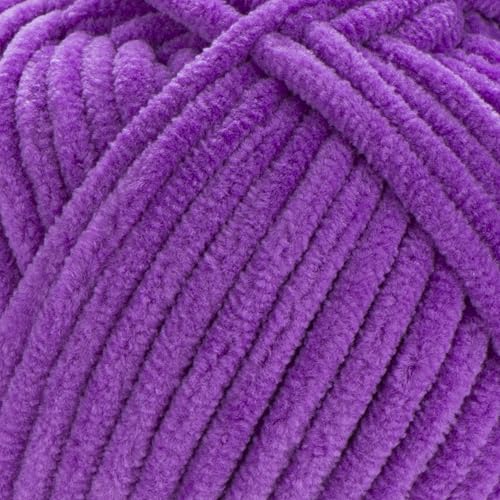 Yarnart Dolce Chenille Wolle 120m,100g | 100% Polyester | Amigurumi Garn | Kuschelwolle | Chenillewolle | Samtwolle zum Häkeln von AyosTex