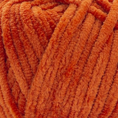 Yarnart Dolce Chenille Wolle 120m,100g | 100% Polyester | Amigurumi Garn | Kuschelwolle | Chenillewolle | Samtwolle zum Häkeln von AyosTex