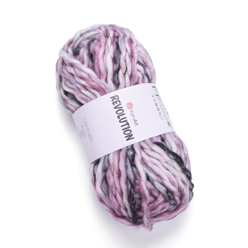 Yarnart Revolution 150g/ 75m l 20% Wolle l 80% Acryl l Super Bulky (7) l Strick- und Häkelgarn von AyosTex