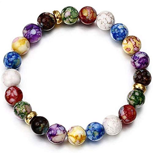 Ayrsjcl Perlen Armband Naturstein Armband Chakra Armbänder Geschenk Für Männer Frauen von Ayrsjcl