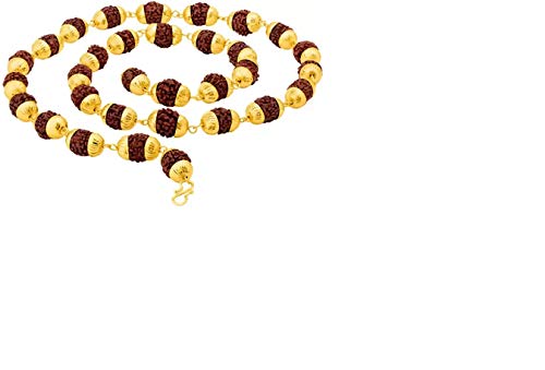 Ayushka Crafts Original Devine Nepali Mukhi Rudrakha Mala von Ayushka Crafts