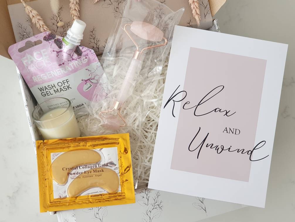 Pamper Hamper, Entspannungsgeschenk Für Sie, Home Spa, Geschenke, Geschenkbox von AyvaandCo