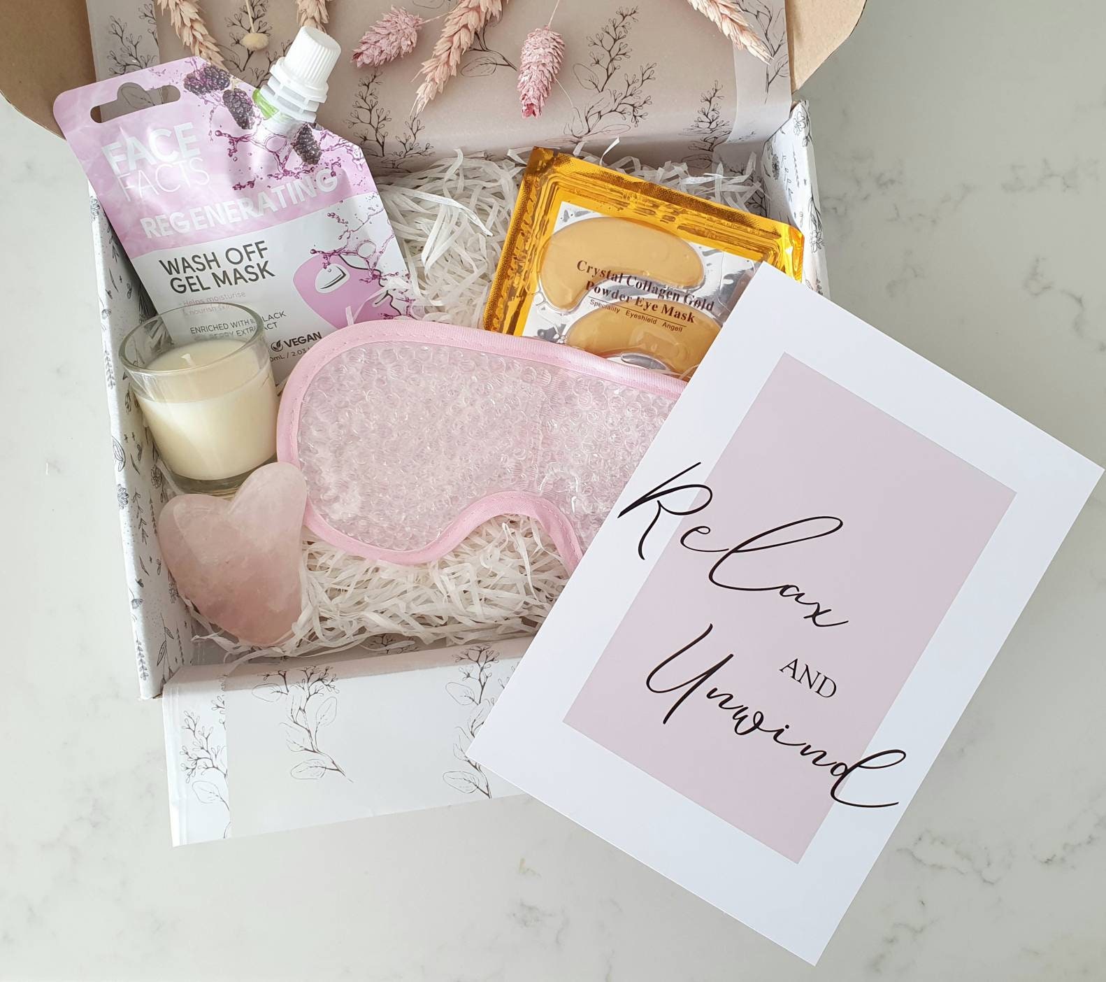 Ultimativer Pamper-Korb, Home Spa, Entspannungsgeschenk, Pamper-Geschenke, Geschenkbox von AyvaandCo