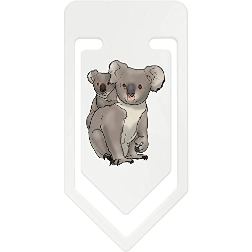 141mm 'Koala Mutter & Baby' Riesige Plastik Büroklammer (CC00071669) von Azeeda