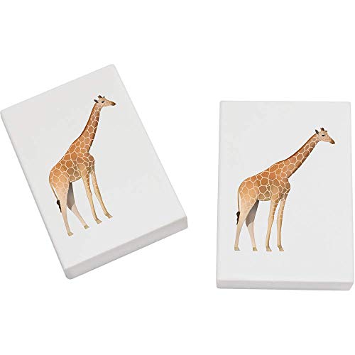 2 x 45mm 'Giraffe' Radiergummis (ER00021616) von Azeeda