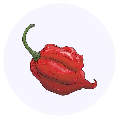 24 x 40mm 'California Reaper Chili' Aufklebern/Stickers (SK00055455) von Azeeda