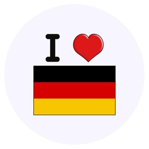 24 x 40mm 'I Love Germany' Aufklebern/Stickers (SK00046325) von Azeeda