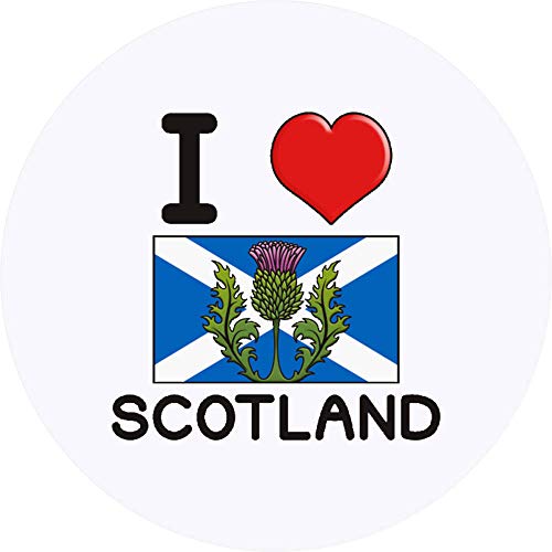 24 x 40mm 'I Love Scotland' Aufklebern/Stickers (SK00046306) von Azeeda