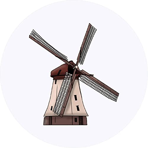 24 x 40mm 'Windmühle' Aufklebern/Stickers (SK00053470) von Azeeda