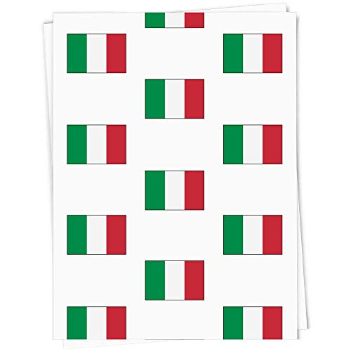 5 x A1 'Italienische Flagge' Geschenkverpackung/Papierrolle (GI00013770) von Azeeda