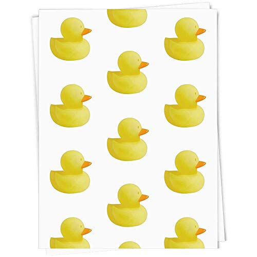 A1 'Badeente' Geschenkverpackung/Papierpapierblatt (GI00015067) von Azeeda