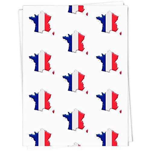 A1 'Frankreich' Geschenkverpackung/Papierpapierblatt (GI00047366) von Azeeda