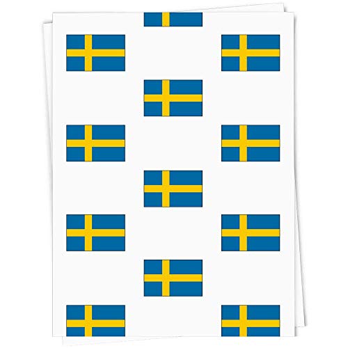 A1 'Schweden Flagge' Geschenkverpackung/Papierpapierblatt (GI00013795) von Azeeda