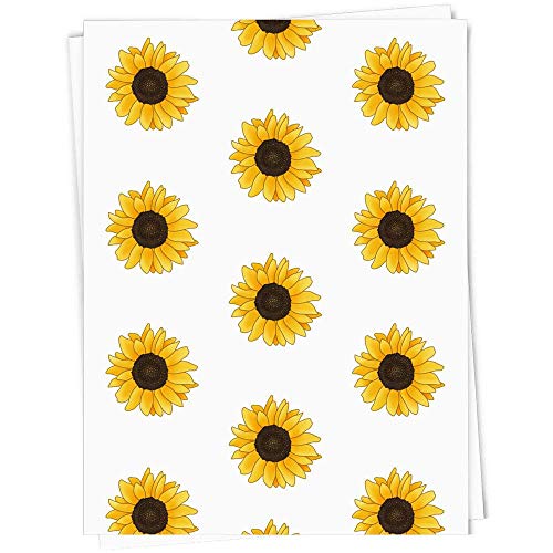 A1 'Sonnenblume' Geschenkverpackung/Papierpapierblatt (GI00013485) von Azeeda