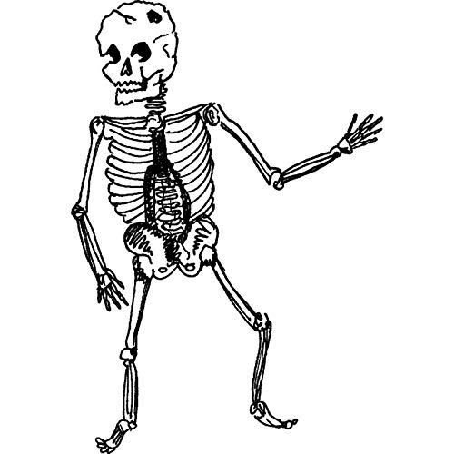 A8 'Skelett' Stempel (Unmontiert) (RS00015432) von Azeeda