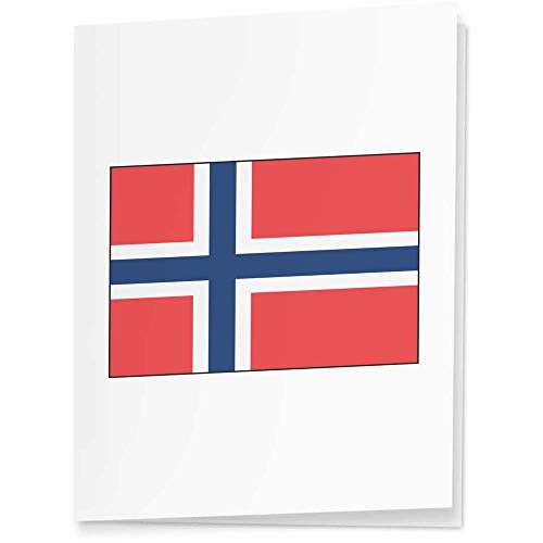 Azeeda 4 x 'Norwegen Flagge' Geschenkanhänger (GI00027353) von Azeeda