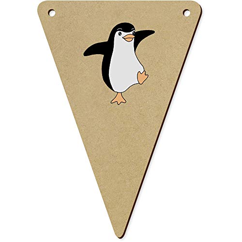 Azeeda 5 x 140mm 'Tanzender Pinguin' Wimpelkette/Girlande (BN00063782) von Azeeda