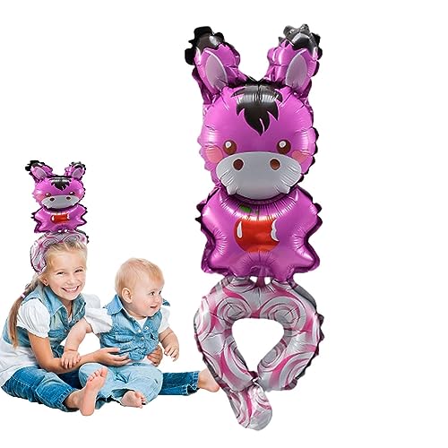 Aznever Wildtier-Ballon-Haarreifen | Cartoon-Tier-Band-Stirnband - Cartoon-Hand tragende Luftballons und Handgelenk-Ballon-Haarreifen für Kinder, Jungen, Mädchen, Kinder von Aznever