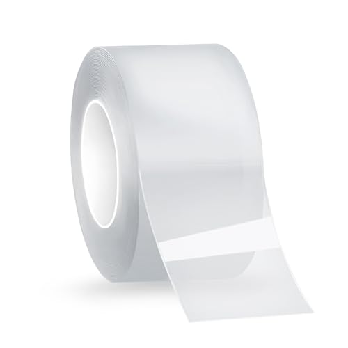 Acryl Dichtungsband Selbstklebend, Transparent Schimmelfest Dichtband, Wand Dichtungsband Wasserdicht, Klebeband PE Acryl Dichtband, Stark Klebendes Wetterbeständiges Klebeband für Küche WC 5CM × 10M von Azonelife