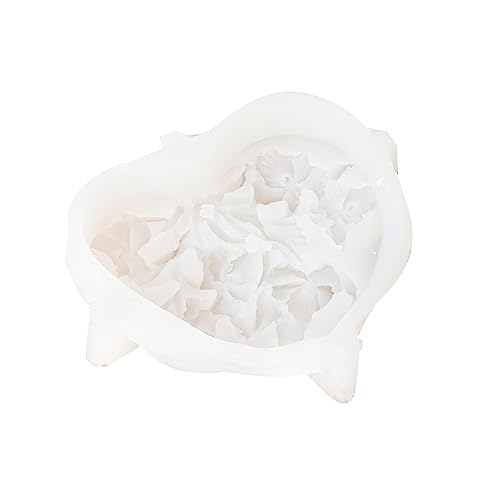 Azxcvbnm 3D-Blumenformen, Silikonform für handgefertigte Harzformen für Gips, Seife, Kuchendekoration von Azxcvbnm