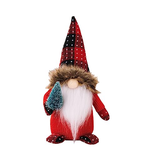 Azxcvbnm Christmas Faceless Christmas Ornament Old Man With Christmas Tree & Hat For Christmas von Azxcvbnm